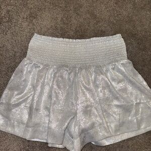 Silver Women's Shorts